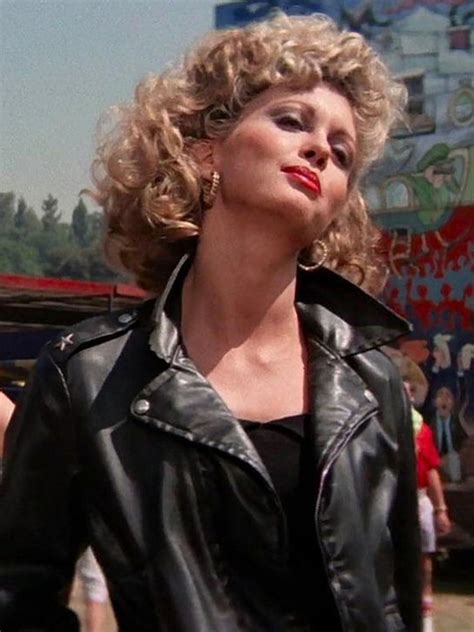 Leather jacket Olivia Newton